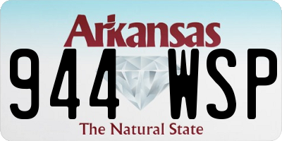 AR license plate 944WSP