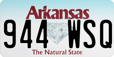 AR license plate 944WSQ