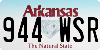 AR license plate 944WSR