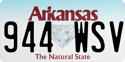 AR license plate 944WSV