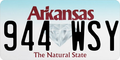 AR license plate 944WSY