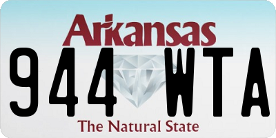 AR license plate 944WTA