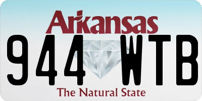 AR license plate 944WTB