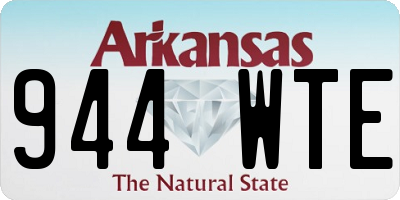AR license plate 944WTE