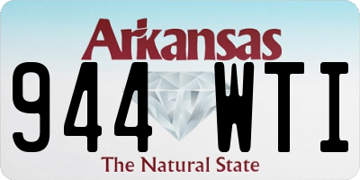 AR license plate 944WTI