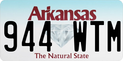 AR license plate 944WTM