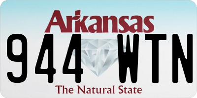 AR license plate 944WTN