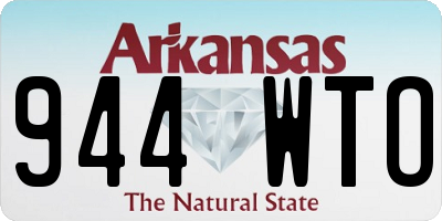 AR license plate 944WTO
