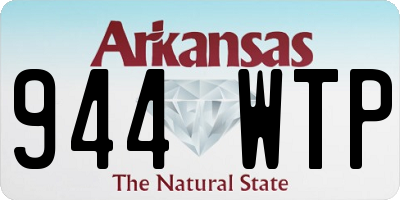 AR license plate 944WTP