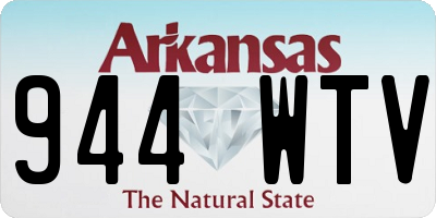 AR license plate 944WTV