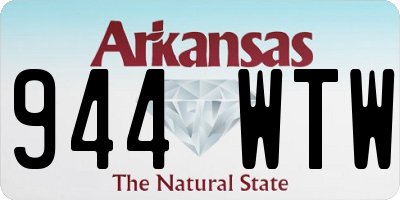 AR license plate 944WTW