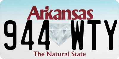 AR license plate 944WTY