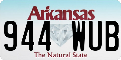 AR license plate 944WUB