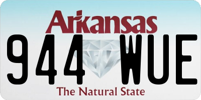 AR license plate 944WUE