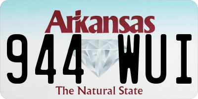 AR license plate 944WUI