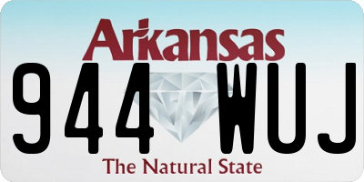AR license plate 944WUJ