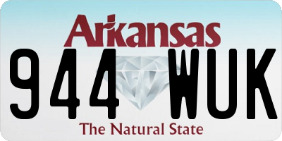 AR license plate 944WUK