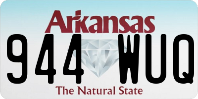 AR license plate 944WUQ