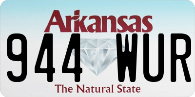 AR license plate 944WUR