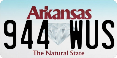 AR license plate 944WUS