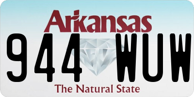 AR license plate 944WUW