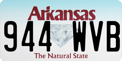 AR license plate 944WVB