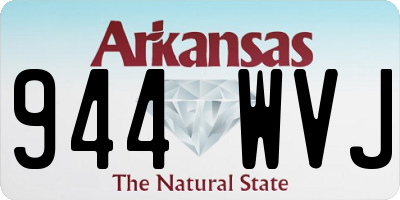 AR license plate 944WVJ