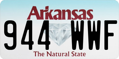 AR license plate 944WWF