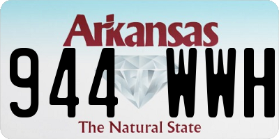 AR license plate 944WWH