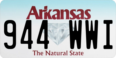 AR license plate 944WWI