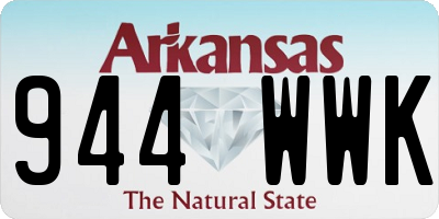 AR license plate 944WWK