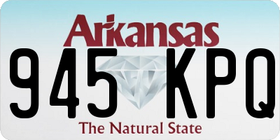 AR license plate 945KPQ