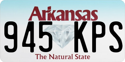 AR license plate 945KPS