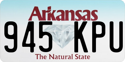 AR license plate 945KPU