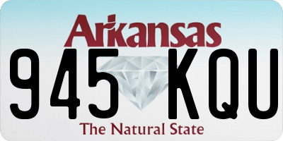 AR license plate 945KQU