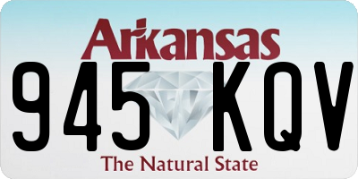 AR license plate 945KQV