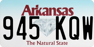 AR license plate 945KQW