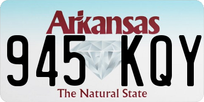 AR license plate 945KQY