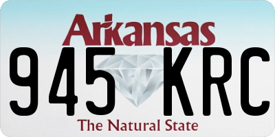 AR license plate 945KRC