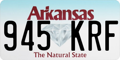AR license plate 945KRF