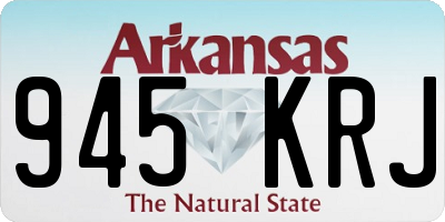 AR license plate 945KRJ