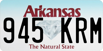 AR license plate 945KRM