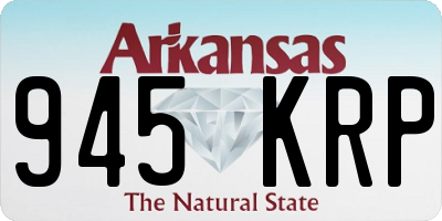AR license plate 945KRP