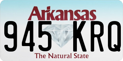 AR license plate 945KRQ