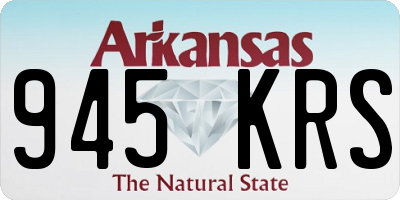 AR license plate 945KRS