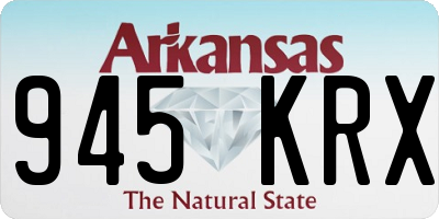 AR license plate 945KRX