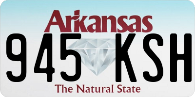 AR license plate 945KSH