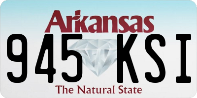 AR license plate 945KSI