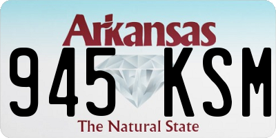 AR license plate 945KSM