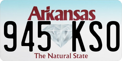 AR license plate 945KSO